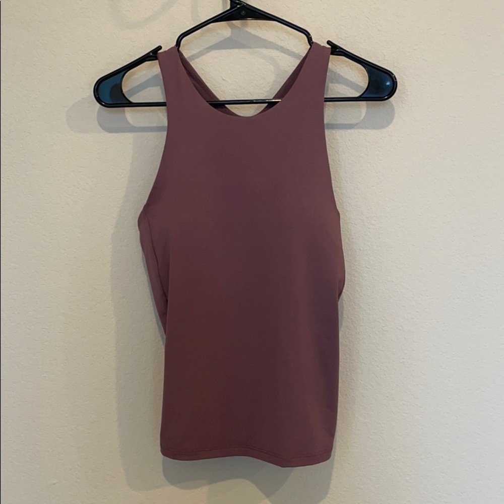 Athleta Lightning Support Top in SuperSonic
